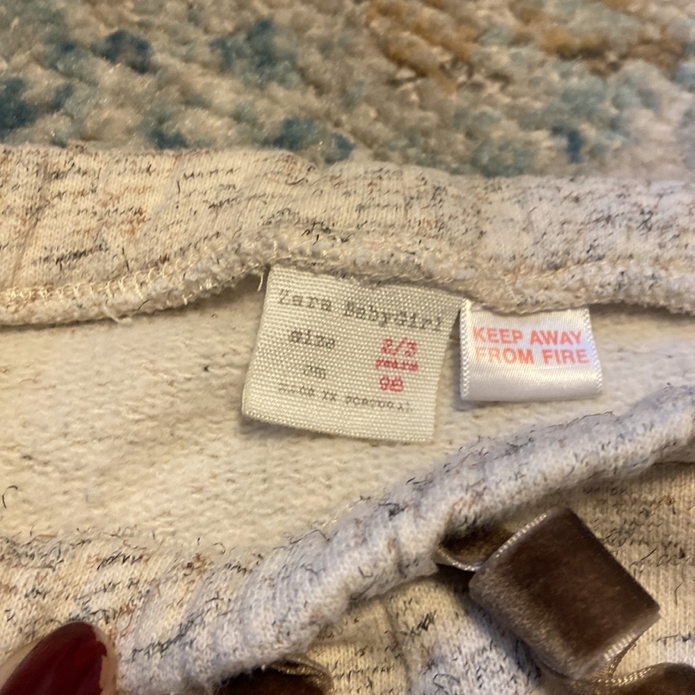 Zara sweatpants size 2/3 - Picture 3 of 4